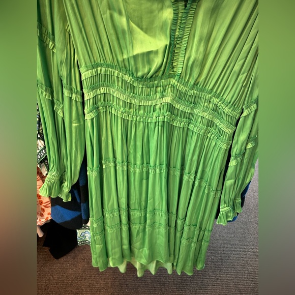 ☘️ NEW WITH TAGS☘️ MAJE
Satin Ruffled Dress 40 US6 - Picture 7 of 7